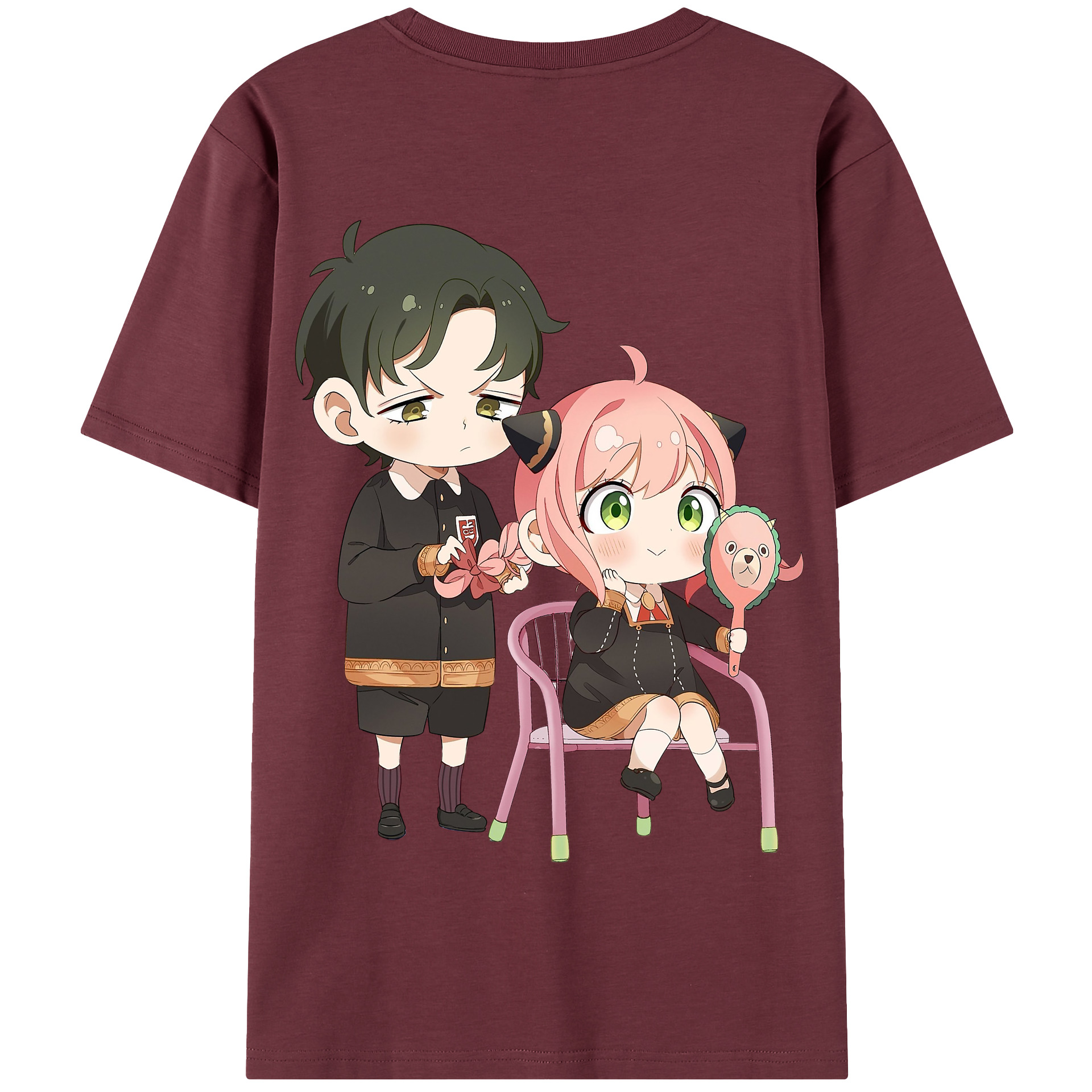 （画像用） SPY×FAMILY间谍家家酒 綿100％半袖Tシャツ（背面プリント）
